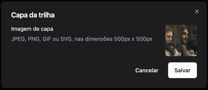 Exemplo de capa automática com 4 imagens